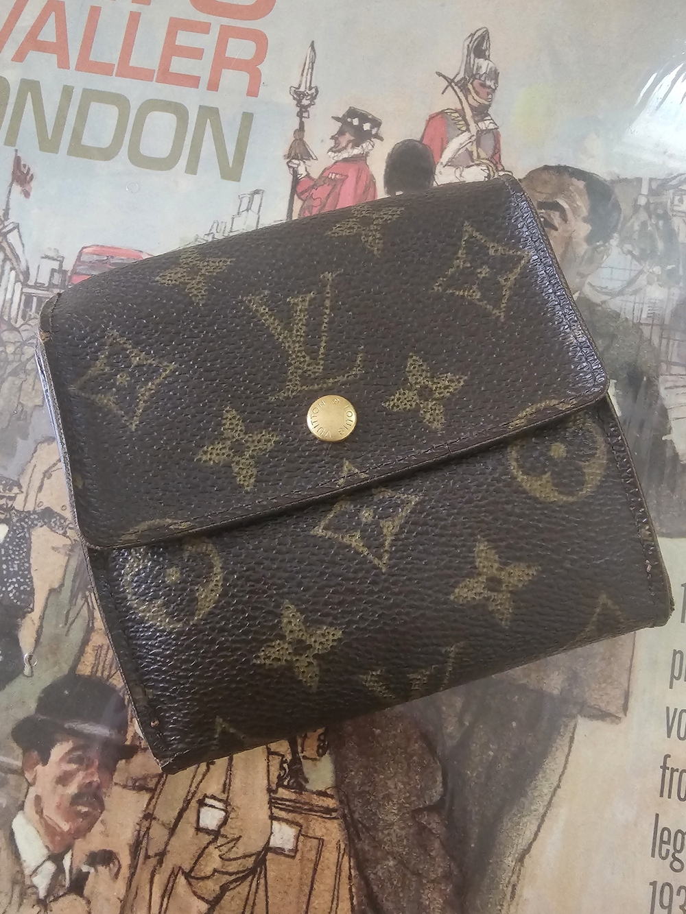 Louis Vuitton Brown Monogram Compact Wallet